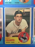 1963 Topps #240 Rocky Colavito Tigers Baseball Card