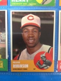 1963 Topps #400 Frank Robinson Reds Baseball Card