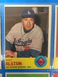 1963 Topps #154 Walter Alston Dodgers Baseball Card