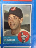 1963 Topps #72 Johnny Romano Indians Baseball Card