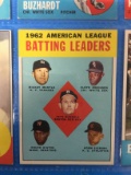 1963 Topps #2 AL Batting Leaders - MICKEY MANTLE Baseball Card