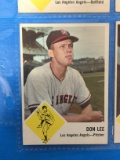 1963 Fleer #18 Don Lee Angels Baseball Card