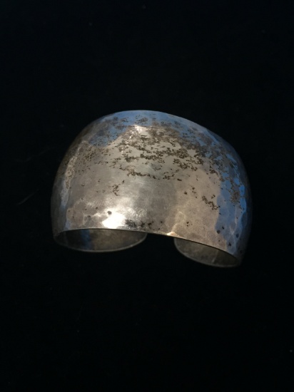 BONUS: Designer James Avery Hammered Sterling Silver Cuff Bracelet - 32g