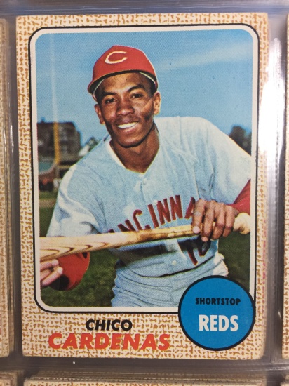 1968 Topps #23 Chico Cardenas Reds