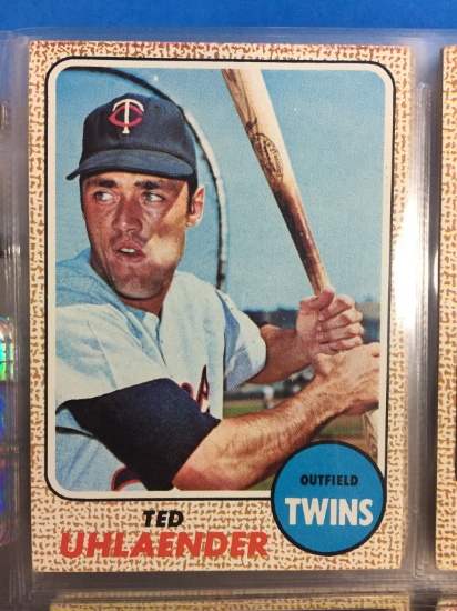 1968 Topps #28 Ted Uhlaender Twins