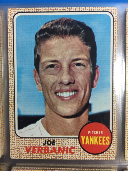 1968 Topps #29 Joe Verbanic Yankees