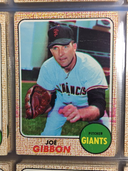 1968 Topps #32 Joe Gibbon Giants