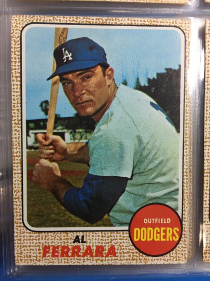 1968 Topps #34 Al Ferrara Dodgers