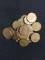 25 Count Lot of United States Lincoln Wheat Cents