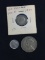 3 Foreign SILVER Coins