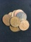 Lot of 12 Austrailian Large One Penny Coins from the 1950's-60's