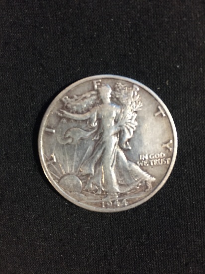 1944-S United States Walking Liberty Half Dollar - 90% Silver Coin