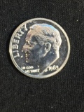 1963 Silver Proof US Mint Roosevelt Dime - 90% Silver Coin