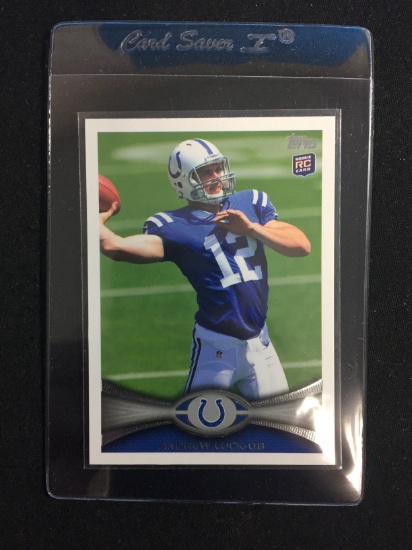 2012 Topps #140 Andrew Luck Colts Rookie Football Card