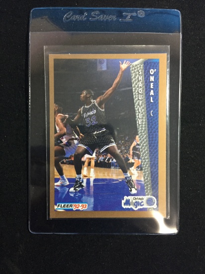 1992-93 Fleer #401 Shaquille O'Neal Rookie Basketball Card