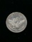 1 Troy Ounce .999 Fine Silver Eagle & American Flag Silver Bullion Round Coin