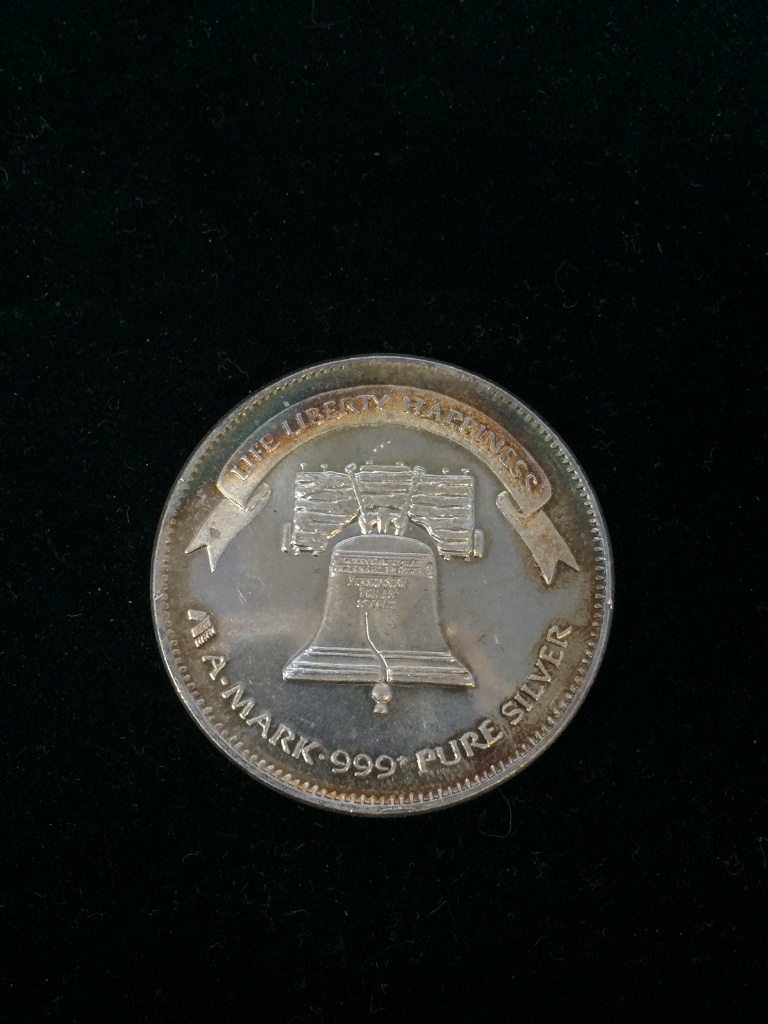 1984 A-Mark Liberty Silver Eagle 1 oz .999 Fine Silver Round 82618 