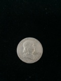 1962 United States Franklin Silver Half Dollar - 90% Silver Coin