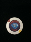 Vintage Diamondback's Casino - Cle Elum, Washington $1 Casino Chip - RARE