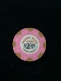 Vintage Paradise Island Casino - Nassau, Bahamas $2.50 Casino Chip - RARE
