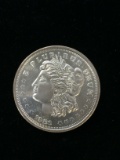 1 Troy Ounce .999 Fine Silver 1986 Liberty Silver Trade Unit Silver Bullion Round Coin