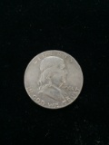 1961-D United States Franklin Silver Half Dollar - 90% Silver Coin
