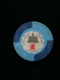 Vintage 4 Queens Casino - Las Vegas, Nevada $1 Casino Chip - RARE