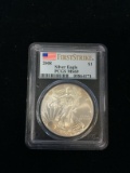 First Strike 2008 U.S. 1 Troy Ounce .999 Fine Silver Eagle Bullion Coin - PCGS Graded MS69