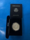 1996 United States 1 Troy Ounce .999 Fine Silver PROOF American Silver Eagle Bullion Coin in Box
