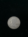 1963-D United States Franklin Silver Half Dollar - 90% Silver Coin