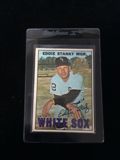1967 Topps #81 Eddie Stanky White Sox 50th Anniversary Foil Baseball Card