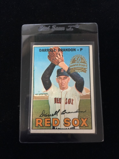 1967 Topps #117 Darrell Brandon Red Sox 50th Anniversary Foil Baseball Card