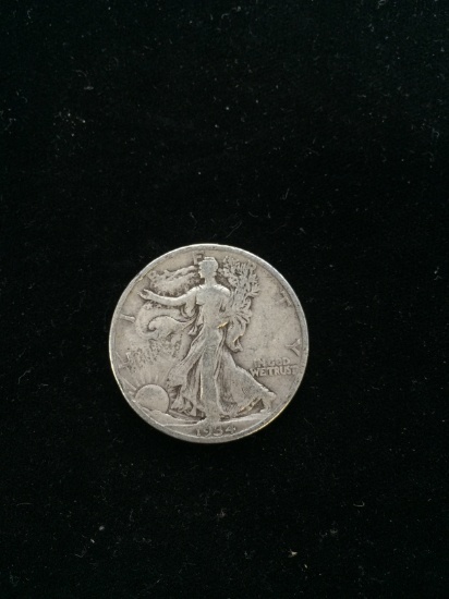 1934 United States Walking Liberty Silver Half Dollar - 90% Silver Coin