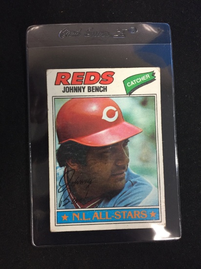 1977 Topps #70 Johnny Bench Reds Baseball Card
