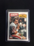 1987 Topps #112 Joe Montana 49ers Football Card