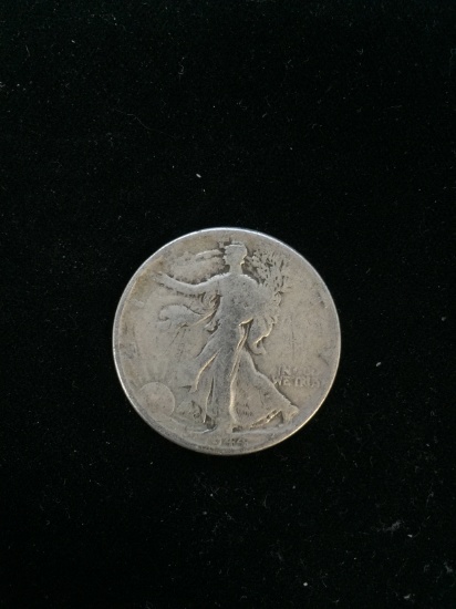 1944 United States Walking Liberty Silver Half Dollar - 90% Silver Coin