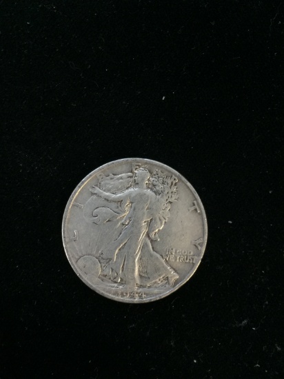 1944-S United States Walking Liberty Silver Half Dollar - 90% Silver Coin