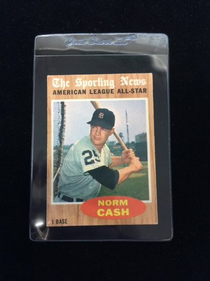 1962 Topps #466 Norm Cash Tigers All-Star Baseball Card