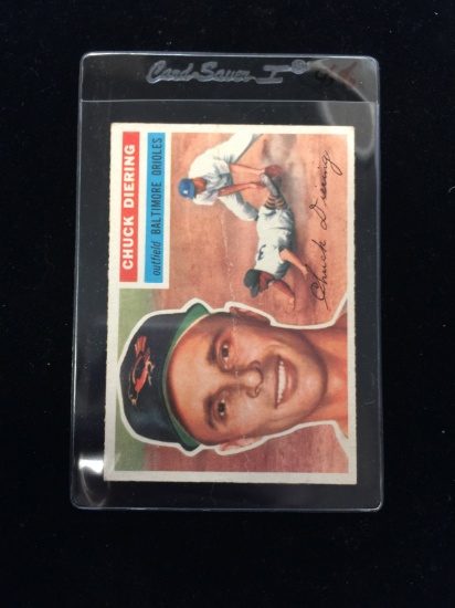 1956 Topps #19 Chuck Diering Orioles Baseball Card
