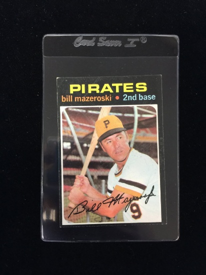 1971 Topps #110 Bill Mazeroski Pirates Baseball Card