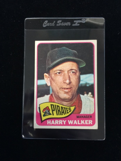 1965 Topps #438 Harry Walker Pirates Baseball Card