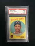 GRADED 1959 Topps #168 Carroll Hardy Indians PSA 7 (OC) NM - A156