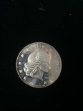 1 Troy Ounce .999 Fine Silver Liberty Head American Eagle Silver Bullion Round Coin