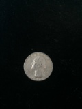 1963-D United States Washington Quarter Dollar - 90% Silver Coin