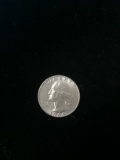 1964-D United States Washington Quarter Dollar - 90% Silver Coin