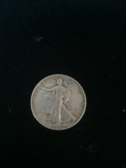 1945-S United States Walking Liberty Silver Half Dollar - 90% Silver Coin