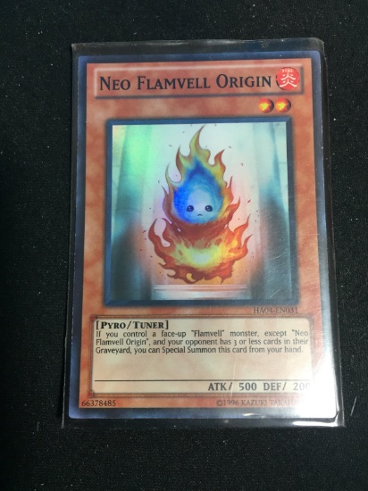 Holo Yu-Gi-Oh! Card - Neo Flamvell Origin HA04-EN031