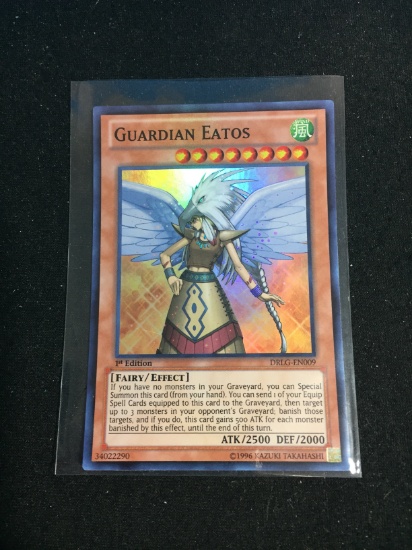 Holo Yu-Gi-Oh! Card - Guardian Eatos DRLG-EN009