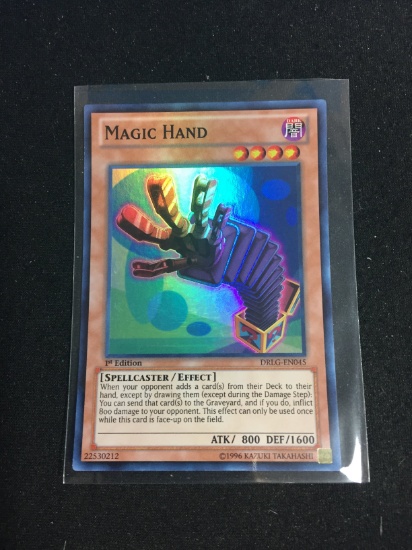 Holo Yu-Gi-Oh! Card - Magic Hand - DRLG-EN045