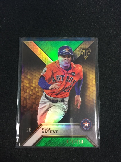 2016 Topps Tribute Green Refractor Jose Altuve Astros /250